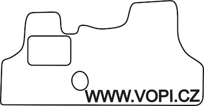 Textil-Autoteppiche Renault Traffic -> 2003 Carfit (3814)